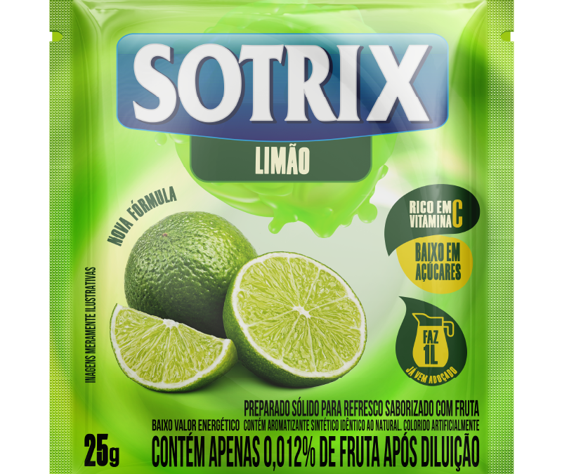 Refresco Sotrix 25g – Sabor Limão