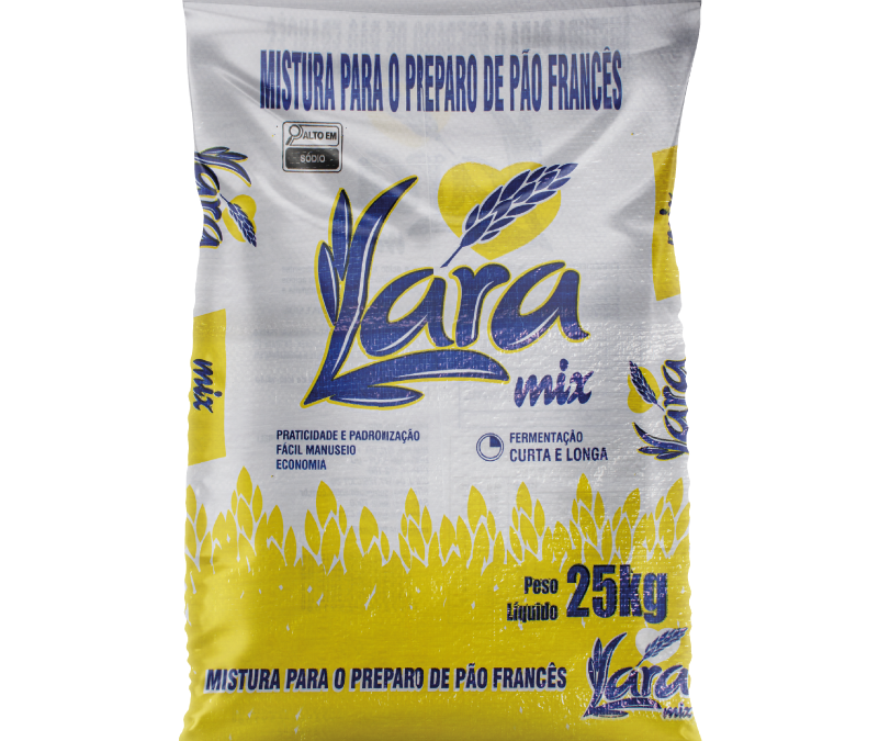 Mistura para prepado de pão francês Lara 25kg