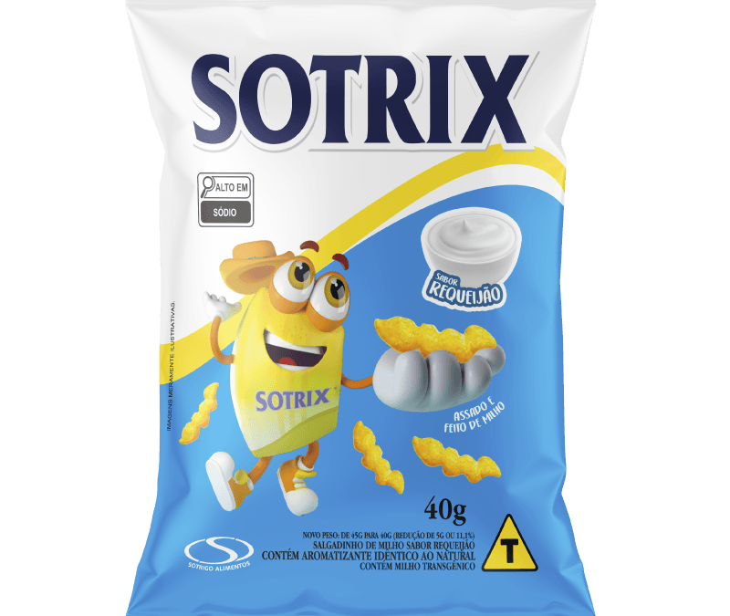 Salgadinho Sotrix Sabor Requeijão