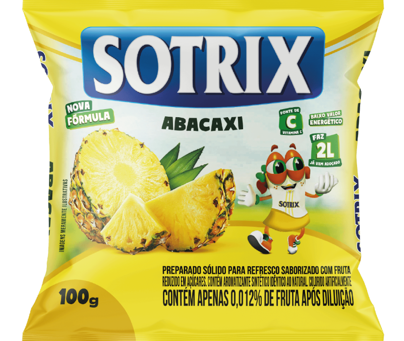 Refresco Sotrix Sabor Abacaxi 100g