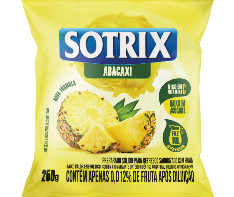 Refresco Sotrix Sabor Abacaxi 250g