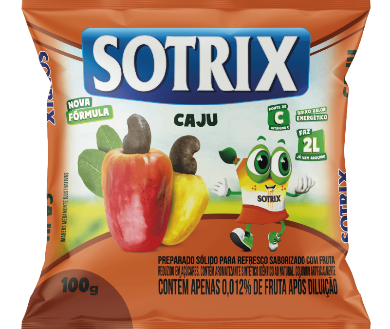 Refresco Sotrix Sabor Caju 100g