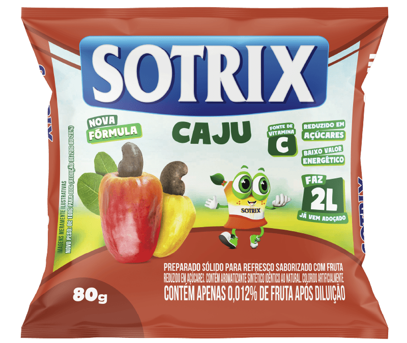 Refresco Sotrix Sabor Caju 80g