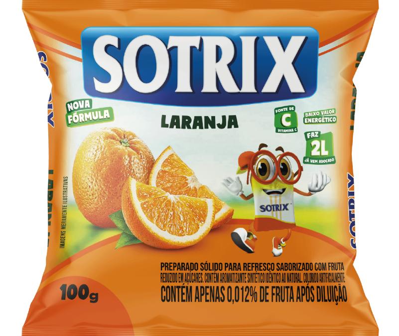 Refresco Sotrix Sabor Laranja 100g