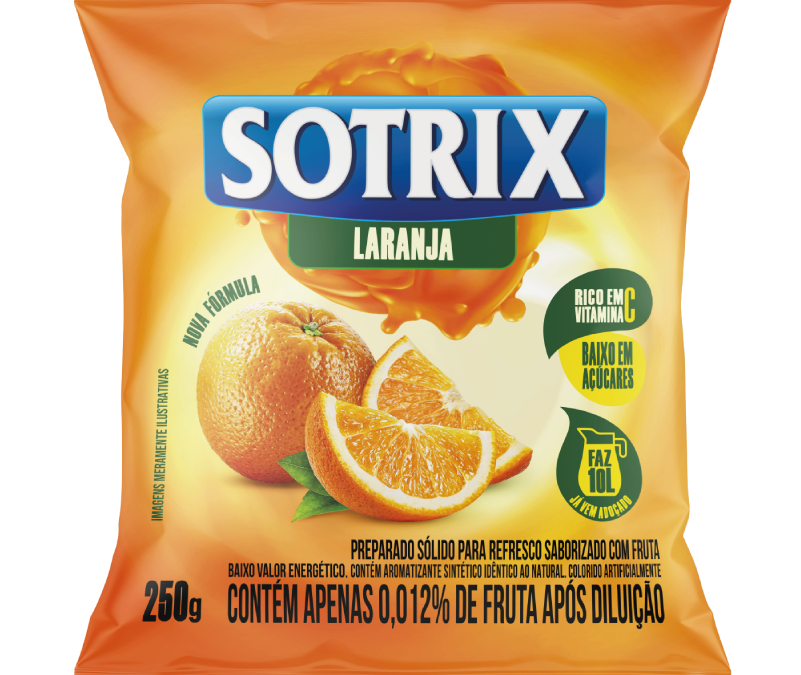 Refresco Sotrix Sabor Laranja 250g