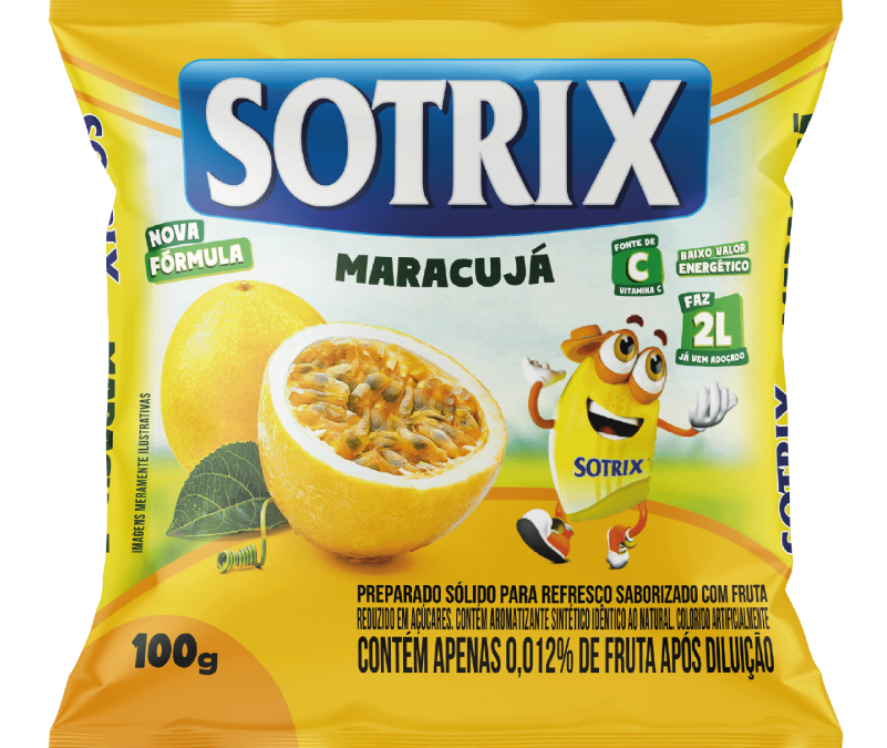 Refresco Sotrix Sabor Maracujá 100g