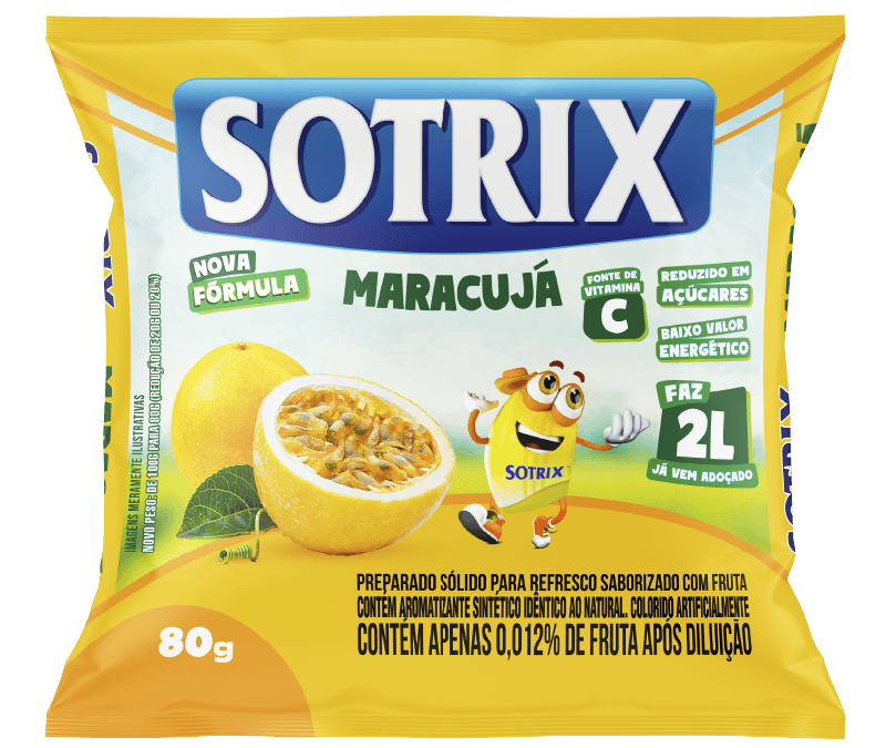 Refresco Sotrix Sabor Maracujá 80g