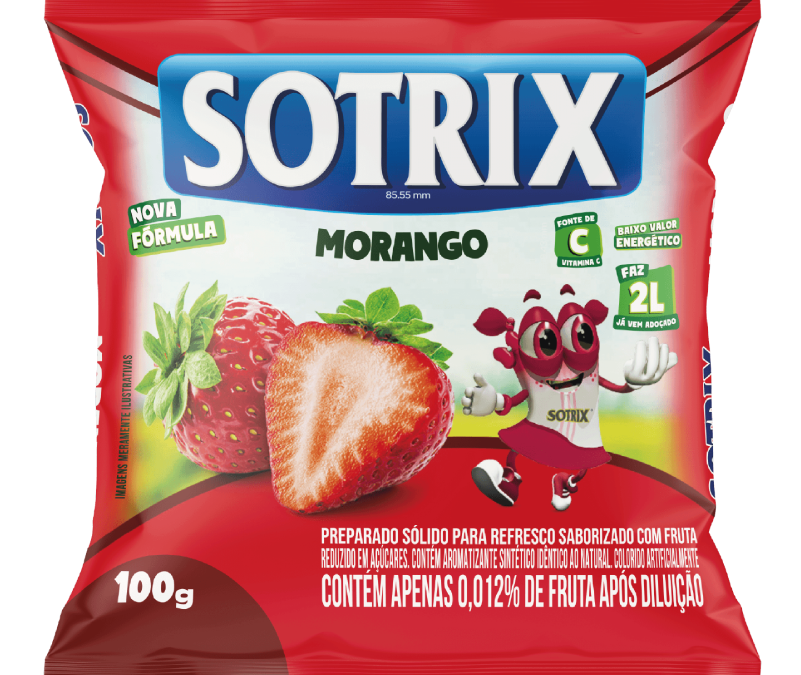 Refresco Sotrix Sabor Morango 100g