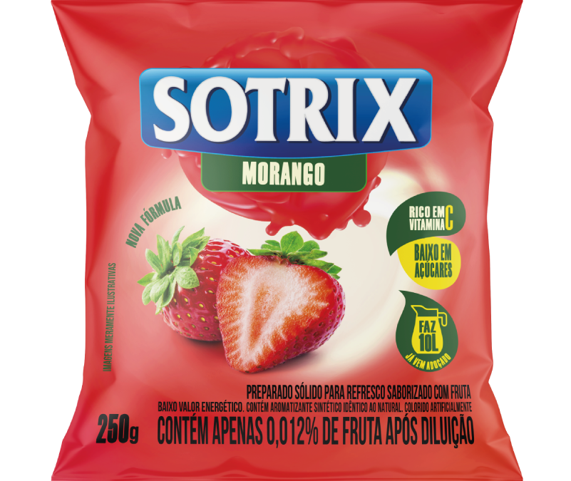 Refresco Sotrix Sabor Morango 250g