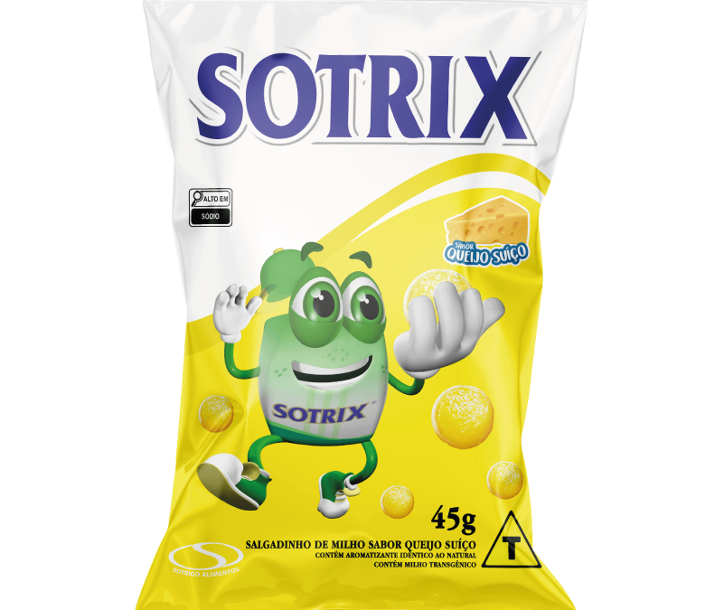 Salgadinho Sotrix Sabor Queijo Suíço