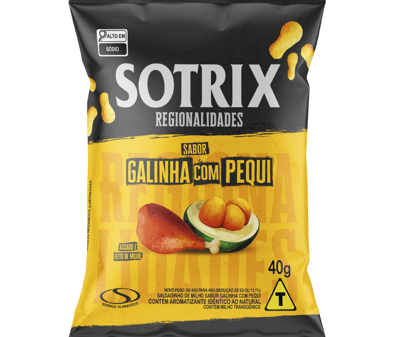 Salgadinho Sotrix Sabor Galinha com Pequi