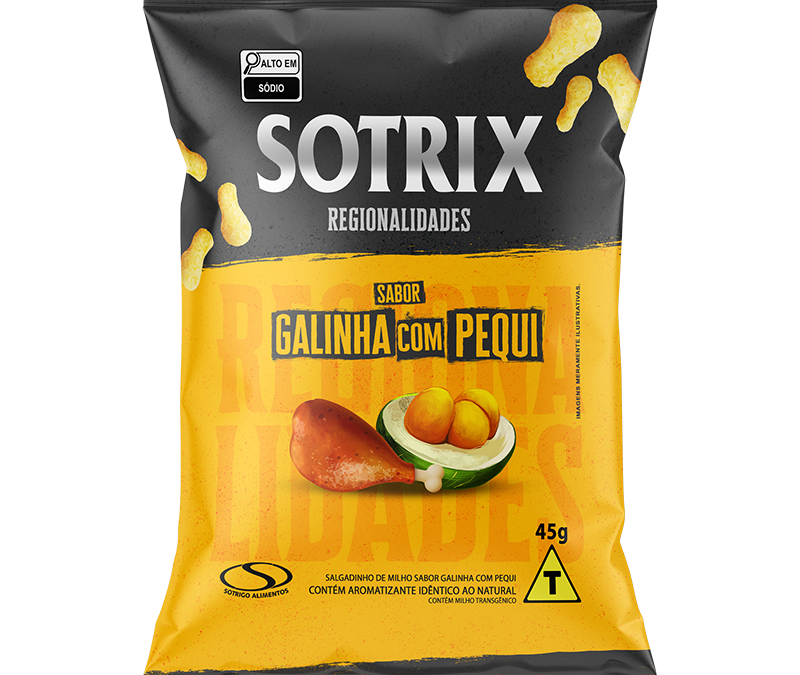 Salgadinho Sotrix Sabor Galinha com Pequi