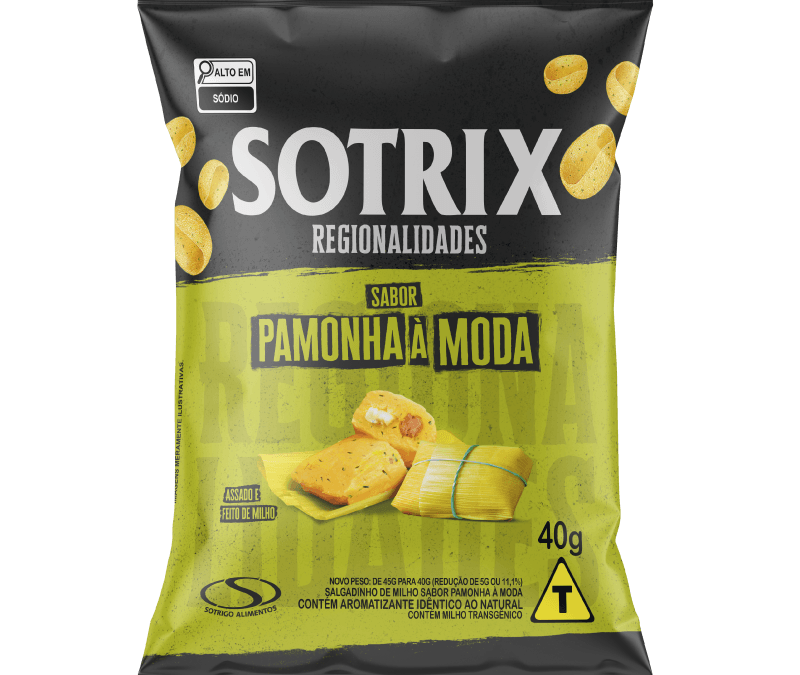 Salgadinho Sotrix Sabor Pamonha à Moda