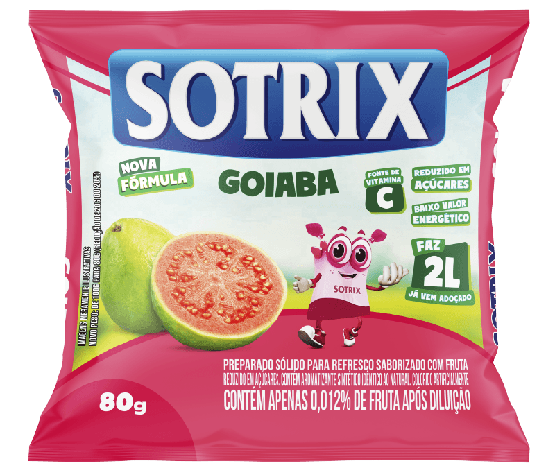 Refresco Sotrix Sabor Goiaba 80g