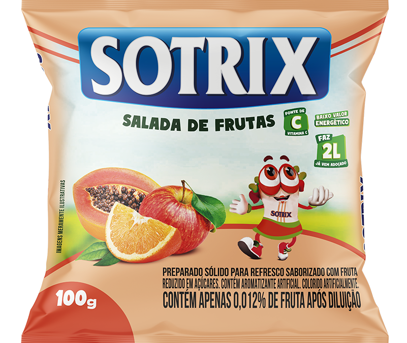 Refresco Sotrix Sabor Salada de Frutas 100g