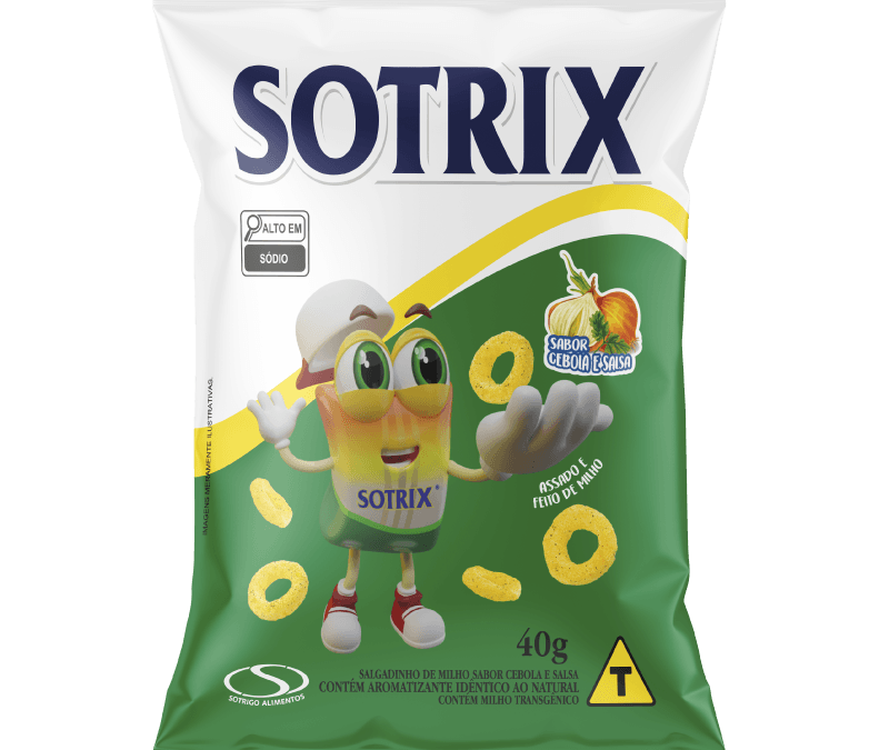 Salgadinho Sotrix Sabor Cebola e Salsa